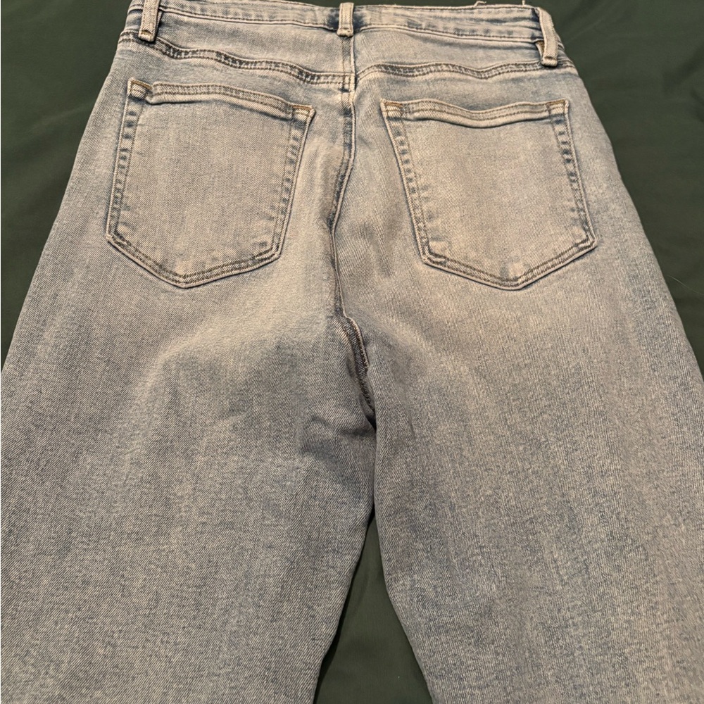 LOFT Light Blue Ripped Skinny Jeans - Picture 7 of 7